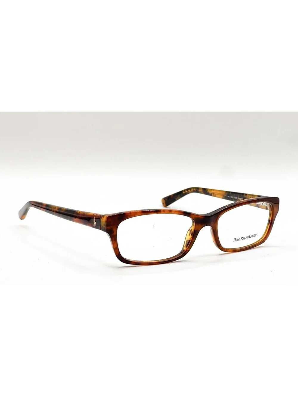 Polo Ralph Lauren PH 2091 5357 Havana Rectangle Authentic Eyeglass Frames 53-17